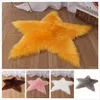 Sholisa Shaggy Shag Floor Area Rugs Faux Fur Star Shape 6 cm Pila Alfombra mullida para asiento Silla Pad Home Deco Tapetes Vloerkleed 210277R