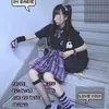 Harajuku giapponese set a tre pezzi plaid mini gonna donna uniformi scolastiche a-line dolce vita alta abiti kawaii set 220221