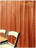 Party Decoration Sequin Curtain Orange Wedding Christmas Po Booth Backdrop Glitter Birthday Backdrop-M112