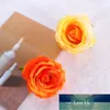 5 stks Kunstbloemen hoofd zijde rose bloem voor bruiloft huisdecoratie nep bloemen diy krans plakboek levert fabriek prijs expert ontwerp kwaliteit laatste