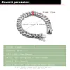 Klasyczne Włochy Męskie Bransoletki 100% 925 Sterling Silver Handmade Curb Cuban Link Chain Bangle 10 mm 7-10 w prezencie Man Jewelry