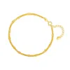 Luxury Fashion AU750 Solid Pure 18K Gold Chain Bracelet Jewelry Women Ladi Female Bridal Engagement Wedding Bracelets