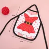 Red Wine Bottle Cover Beer Bottles Champagne Covers Christmas Party Table Decor Mini Xmas Festival Apron Santa Gift Packing Decorations w-00790