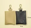 DHL50PCS Coin Purses Women Pu Plain Square HouseKeeper Keychain Purse Organizer Pouch Card Holder