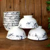 Bruiloft Blauw en Wit Porselein Kommen Antieke Servies Set Giften Huishoudplaten Jingdezhen Bone China Servieshigh Quatity