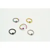 50pcs 20g Surgical Steel Twist Eyebrow/ Nose/Ear/ Lip/labret Ring,BCR Body Piercing Earring tragus Diath ring