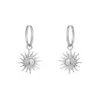 Mavis Hare SUN EARRING Orecchini pendenti con ciondolo a forma di sole in acciaio inossidabile come Fashion Lady Best Gift Boho Style