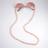 Corrente de óculos para crianças rosa óculos de sol acrílico corrente cordão de rosto para menina pendurado garganta óculos cinta