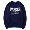 Inget sätt Hem Superhero Sweatshirt Parker EST 2001 Stark Industries Peter Parker Hoodie Vintage Tom Holland Crewneck Sweatshirts 220311