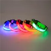 Obroże dla psów Smycze Ładowanie USB Regulowany kołnierz PET LED Nocna noc Migarka Luminous Plastic Neck Dog