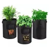 Jardinières Pots Plante Cultiver Sacs Maison Jardin Pot De Pommes De Terre Serre Légumes Fleur De Culture Sac Vertical Semis Bonsaï Conteneur