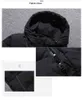 Men's 80% White Duck Down Hooded Winter Jackets Male Thick Warm Waterproof Parka Overcoat Fashion Knee Long M-5XL 211214