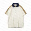 Printemps Tee Designer Shirt Chemises High Street Broderie Jarretière Serpents Petite Abeille Impression Vêtements Hommes