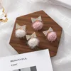 Dangle żyrandol różowy biały elegancki szyk małe kolczyki z kroplami fryzur pendientes moda koreańska kryształowy koksek kolów biżuteria imprezy dla kobiet