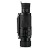 5X40 Infrared Hunting Night Vision Monocular - HD Military Digital Camera for Long Range Viewing in Complete Darkness - Powerful Telescope Technology