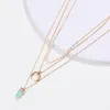 Pendant Necklaces Fashion Women's Necklace Irregular Multi-layer Chain Accessories Type Size Fine Or