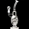 5 styles in stock Glass Bong with Bowl Recycler InLine Percolator Dab Rigs 100 Real Image Hookahs Smoking Water Pipes Hookahs2832652