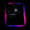 Ventole Raffreddamento Scheda madre Piastra posteriore RGB Emettitore di luce Back-Plane 5V 3 Pin ARGB Striscia lampada decorativa per desktop Cornice ATX/MATX/ITX A-RGB