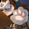 Cute Cat White Pluszowe Pink Siedzenia Poduszki do biura jadalnia krzesło biurko siedzenia oparcie poduszki na zewnątrz masaż ogrodowy
