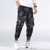 Chaifenko Merk Mens Joggers Broek Camouflage Cargo Broek Mannen Hip Hop Skateboard Jogger Fashion Casual Beam Feet Pant Heren M-8XL 210707