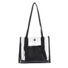 Shoulder Bags 2021 Design Luxury Handbag Women Transparent Bucket Bag Clear PVC Jelly Small Female Crossbody Messenger Tote