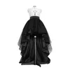black high low tulle skirt