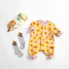 Milmantel 2022 Odzież niemowlęca Wiosna Toddler Dziewczyny Pajacyki Cartoon Boys Odzież 211229