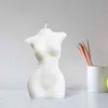 Female Bust Art Candle Decoration DIY Candle Mold Silicone Realistic Shape Woman Body Candle for Living Festival Decoration