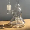 Mini noir bleu gourde forme narguilé torche verre intérieur eau Bons recyler Fab oeuf Dab Rigs tuyaux 14.4mm Banger