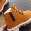 Novo outono inverno crianças meninas meninos martin botas crianças sapatos esportivos com zíper couro nobuck toddle sapatos de bebê moda botas