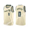 Maillot 2021 imprimé personnalisé hommes femmes enfants Antetokounmpo Eric Bledsoe Khris Middleton George Hill crème maillots de basket-ball personnalisés