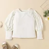 kids Clothing Sets girls outfits children Puff Sleeve Tops+Stripe skirts 2pcs/set summer Spring Autumn fashion Boutique baby clothes