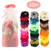 30/40/50 stks Dames Fluwelen Scrunchie Elastische Rubber Banden Meisjes Accessoires voor Lady Tie Haarring Touw Paardenstaart Houder *