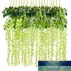 12st Wisteria Artificial Flower Silk Wreath Arch Wedding Diy Home Garden Office Decoration Pendant Plant Wall3668365