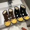 Inverno 2021 Bonitos Botas de Neve dos Desenhos Animados Ao Ar Livre Alta Qualidade Moda Plana Acompanhamento Macio Solas Quentes de Algodão Sapatos Fábrica Venda Direta