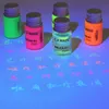 10 PCSBox Crystal Glass Pen med UV -lampa Invisibel fluorescensfärger Dip penna gåvor Stationer.