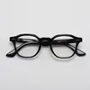 Mode solglasögon ramar acetat optiska glasögon ram män full vintage kvadrat receptglasögon 2021 kvinnor nerd glasögon retro öga