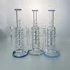 Auf Lager 14mm Female Ice Pinch Straight Tube Wasserpfeifen Joint Mobius Stereo Glas Wasserpfeife 5mm Dicke Inline Ferc Fab Egg Heady Dab Bohrinseln