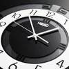 MEISD Traditionelles Design Uhr Acryl Quarz Silent Room Horloge Home Decor Wandkunst Uhr Spiegel Aufkleber Kostenloser Versand Hot 210310