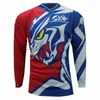 سباق السترات الرجال MTB ركوب الدراجات Jersey Downhill Road Bike Pike Stirts Long Sleeve Mountain Bicycle Wear Ciclismo Motocross