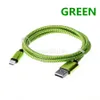 Micro USB-kabels Metalen Snelle gegevens Opladen Nylon Sync Mobiele Telefoon Android-oplader Kabel voor Samsung Sony HTC LG Android Type C Gevlochten Draad 1m