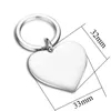 Pendentif d'amour de lettrage coeur en acier inoxydable pour les meilleurs amis