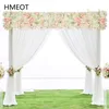 Decoratieve Bloemen Kransen Gypsophila Rose Kunstbloem Arrangement Tafel Centerpieces Bal Bruiloft Boog Achtergrond Decor Row226z