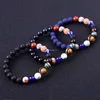 Natural Stone Universe Solar Sun Bracelet Beads strands Lava Rock Tiger Eye Turquoise Bracelets for Women Men Fashion Jewelry