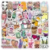 50 cute pearl milk tea graffiti stickers Skin Protectors notebook guitar water cup trolley case waterproof sticker