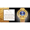 Biżuteria Hip Hop Magnetyczna Moda Luksusowa Marka Wodoodporna Diament Zegarek Kobiet Hollow Blue Quartz Eleganckie Gold Panie Prezenty