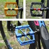 자전거 페달 3 씰 베어링 MTB Nonslip Ultralight 플랫폼 Mountain Road Aluminum Flat Bicycle Footrest Parts3071628