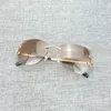 Lunettes de soleil à fil aléatoire pour hommes et femmes, coupe ovale en diamant, accessoires ombre pour femmes, plage, conduite, vente en gros d'usine, 2022