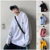 PR The Weather Broderie Hoodies Pour Hommes Femmes Couple Sweats Automne Polaire Hommes Surdimensionné Hoodies Casual Homme Tops 201127