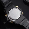 Armbanduhren Mode Herren Militäruhr Stilvolle LED Licht Uhren Wasser Männer Sportwear Sports Reloj Hombre # Ru1